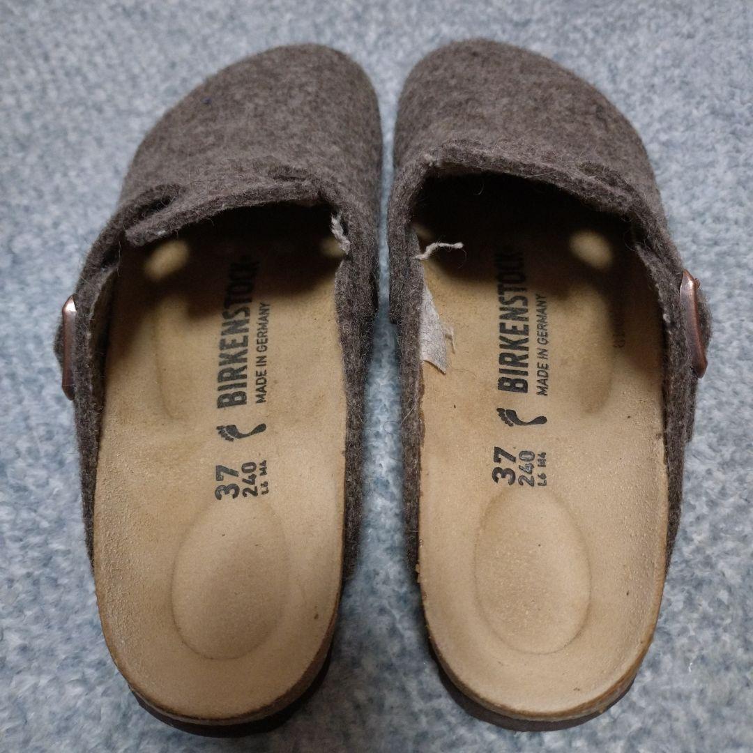BIRKENSTOCK ウール サボサンダル 37