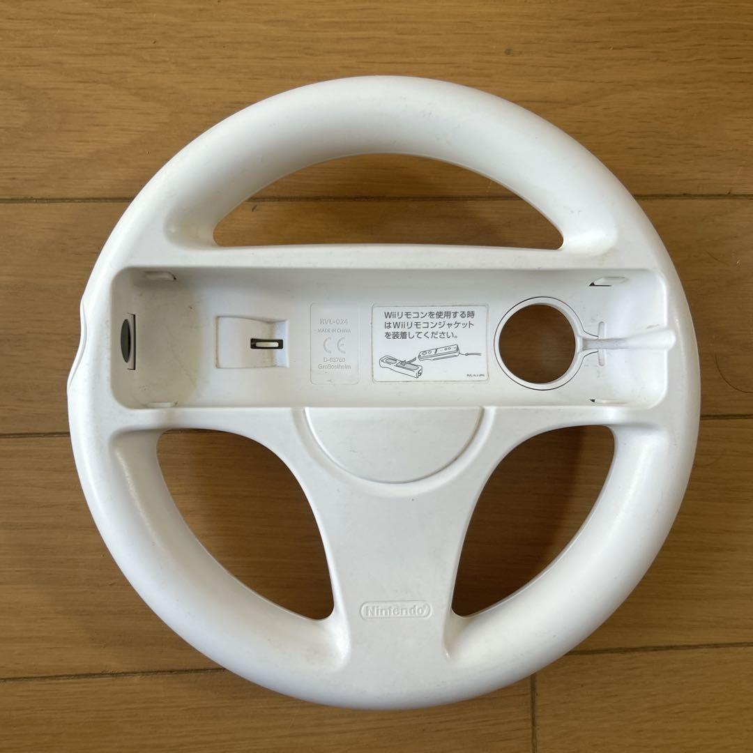 Wiiリモコン、Wiiハンドル、ヌンチャク2点 - メルカリ