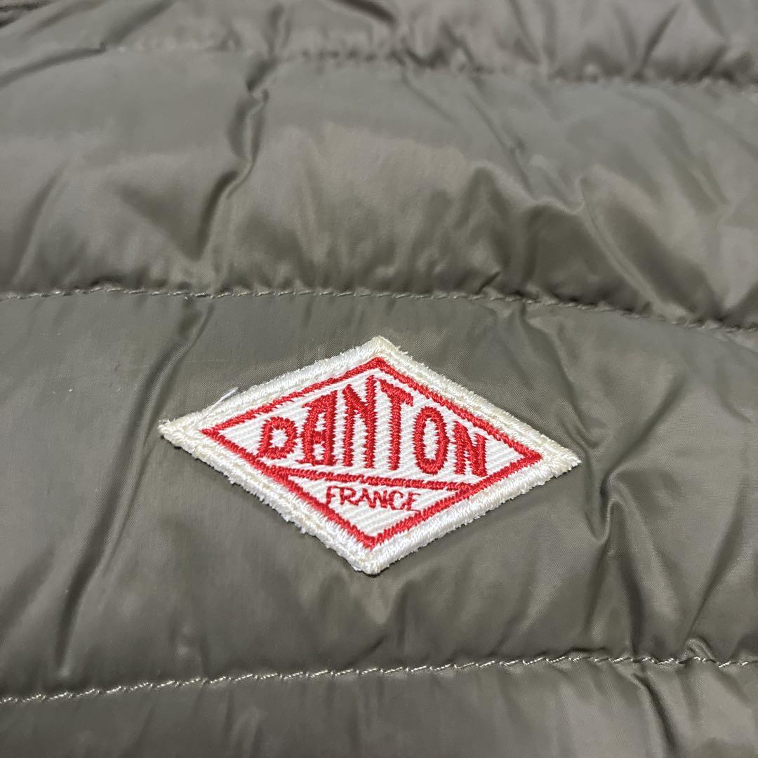 DANTON ダウンジャケット サイズ38 オリーブ