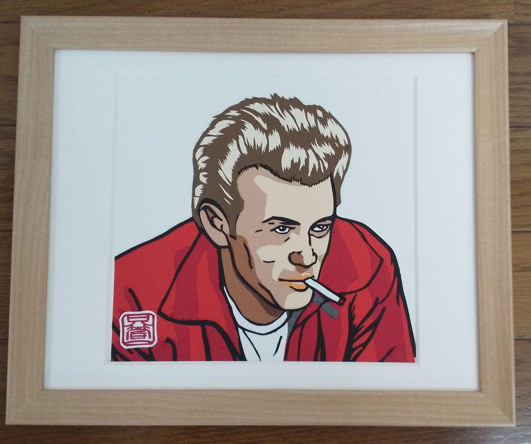 額装絵画 ジェームス・ディーン