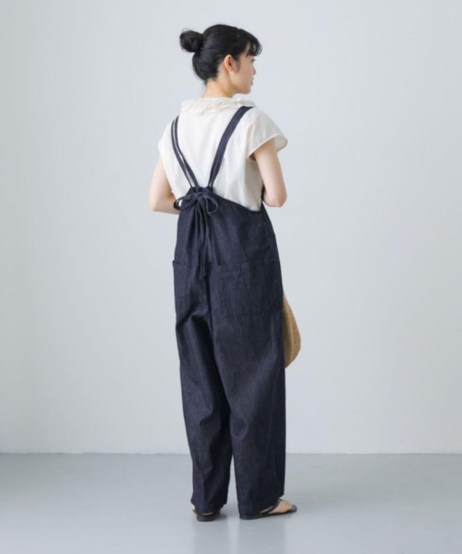 新品 かぐれ デニムイージーサロペット