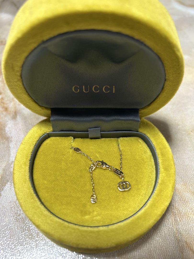 【美品】GUCCI GGランニング18Kネックレス