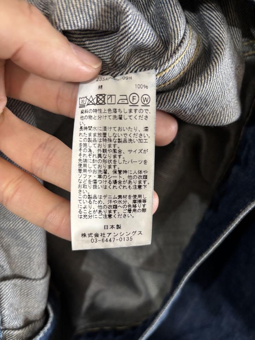 ジャケット・アウター A.PRESSE 2nd Type Denim Jacket INDIGO