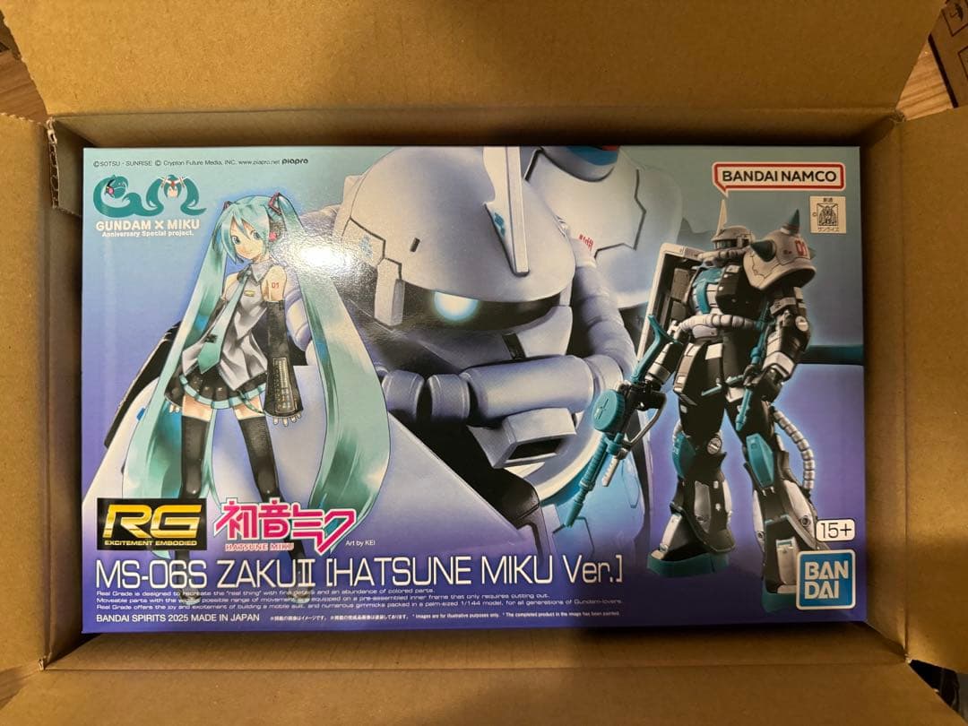 RG 1/144 MS-06S ザクII [初音ミクVer.] 新品・未開封