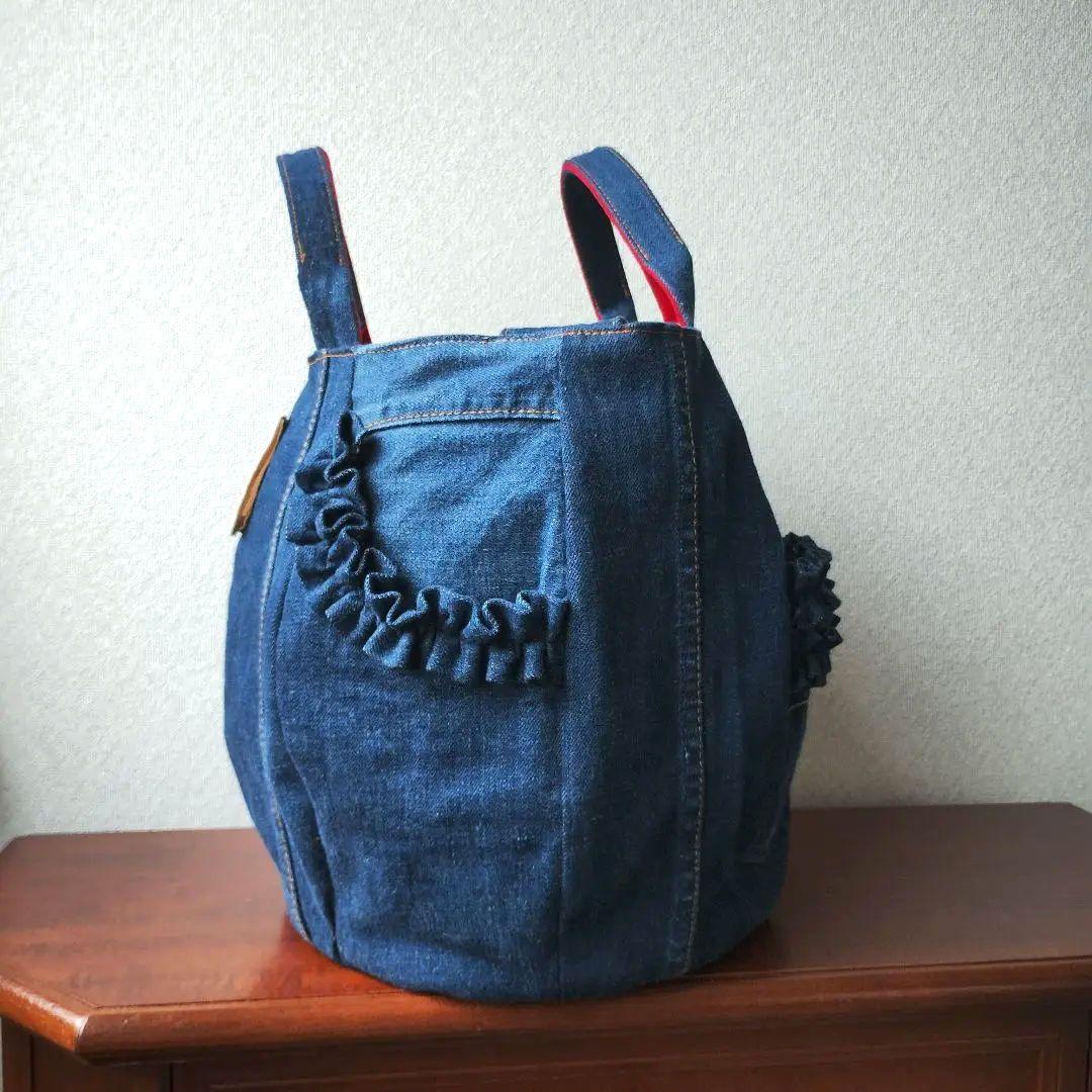 【まるママ様ページです】★デニムリメイクバッグ　　★大サイズ