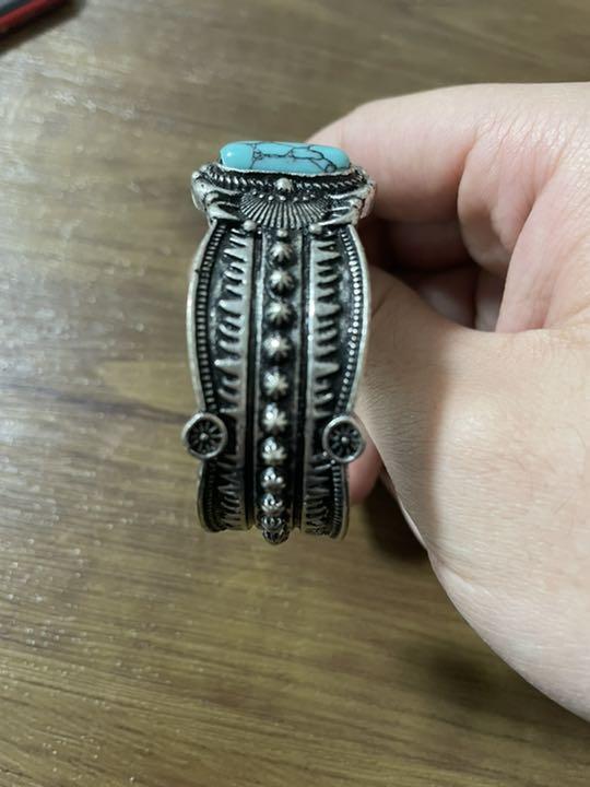 NAVAJO ナバホ族 ターコイズ シルバー バングル インディアン