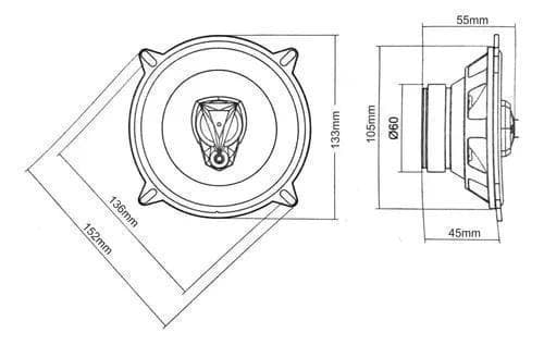 4個セット JBL 5TRFX55 コアキシャル カースピーカー ペア 13cm 4個セット JBL 5TRFX55 コアキシャル カースピーカー ペア 13cm
