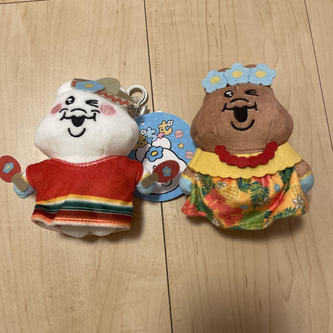 んぽちゃむしまむら　ぬいぐるみチャーム4点