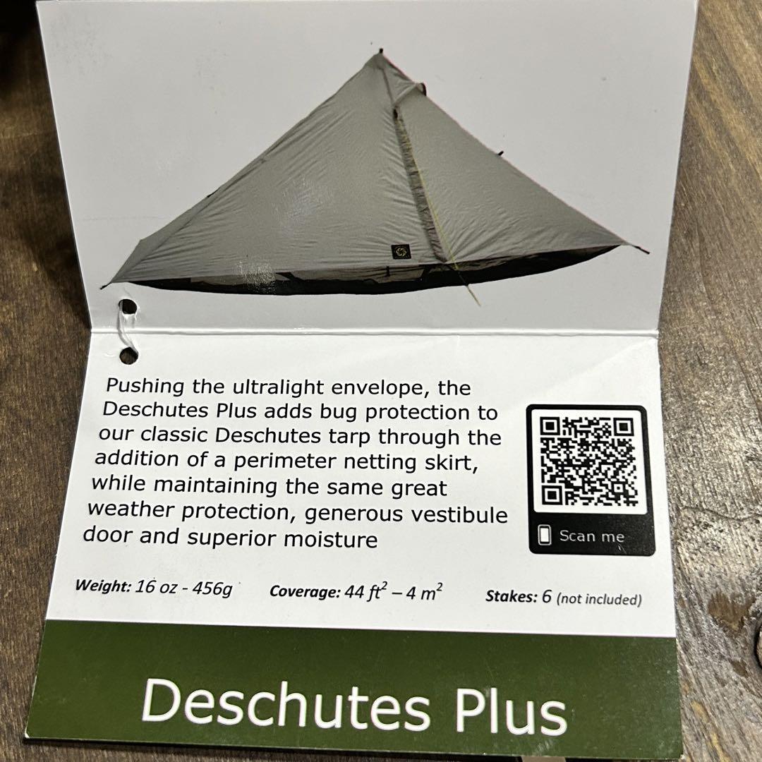 新品 デュシュッツプラスタープ Deschutes Plus Tarp グレー 画像4