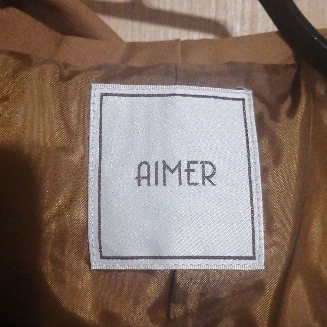 いています 試着のみ フード 秋 冬 服 FviKk-m72516659915 AIMER ダウン ジャケット レディース ダウンマッ
