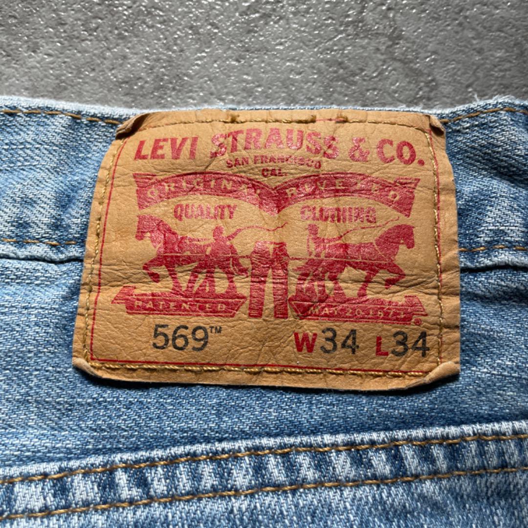 レソト製 Japan Levi ヒゲ リーバイス 569 W34 L34