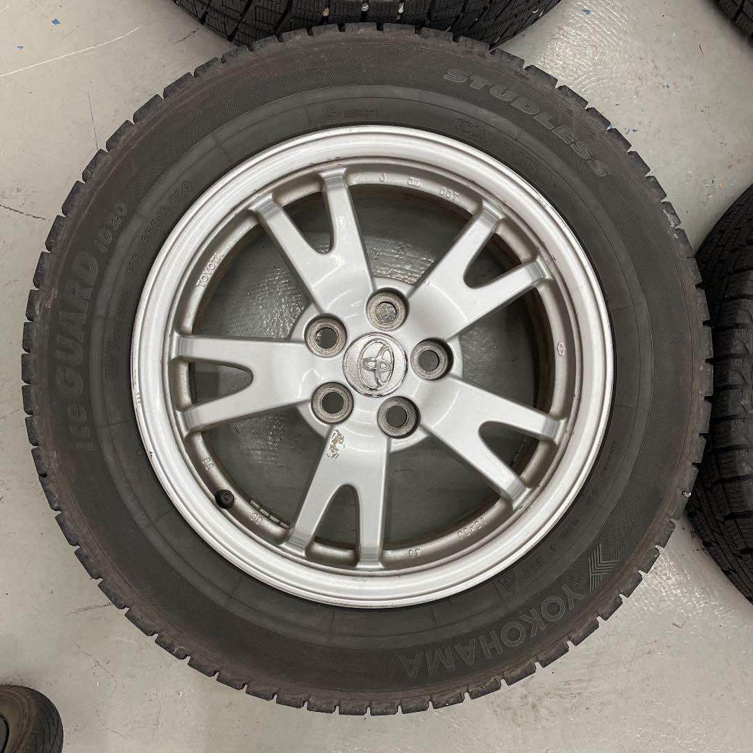 ホイル トヨタプリウススタッドレスタイヤ純正ホイル185 65R15 NHW20 6QF0b-m72519021996 タイヤの