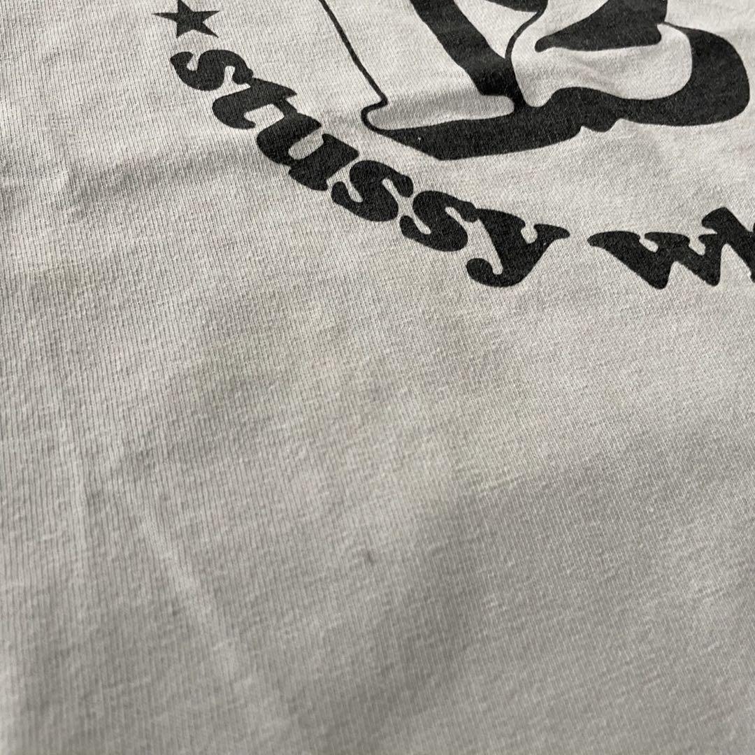 90~'00s 紺タグ STUSSY スケジュール 12''S/S Tee XL
