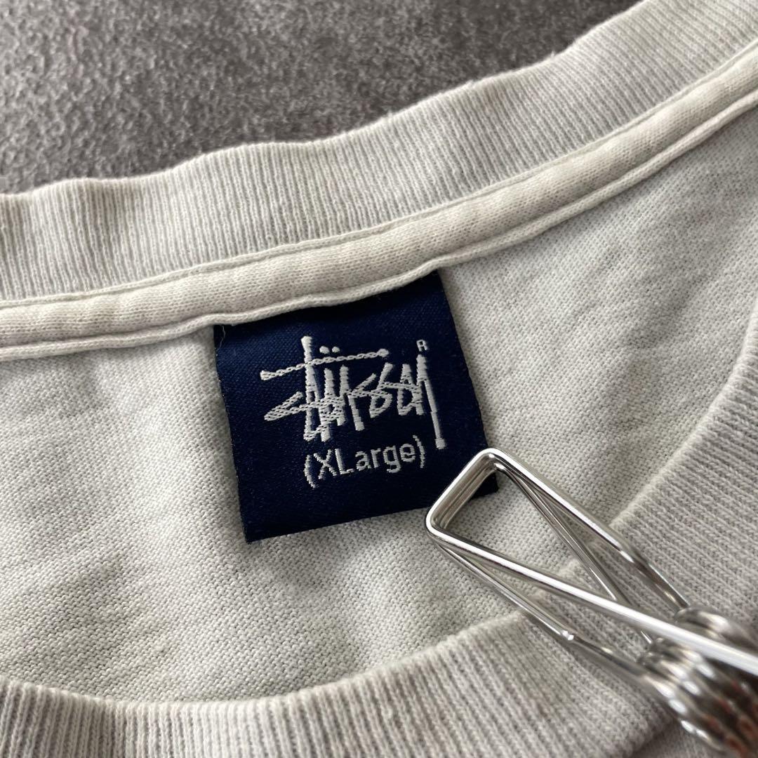 90~'00s 紺タグ STUSSY スケジュール 12''S/S Tee XL