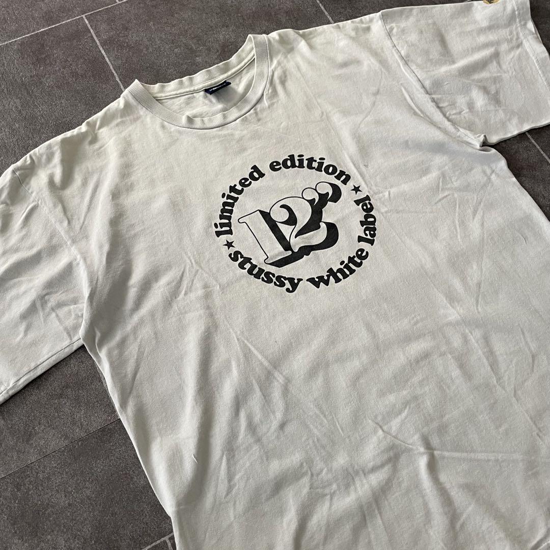 90~'00s 紺タグ STUSSY スケジュール 12''S/S Tee XL
