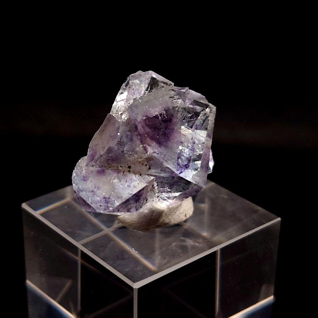 【7.4g】クリアフローライト パープルファントム 鉱物標本 【7.4g】クリアフローライト パープルファントム 鉱物標本