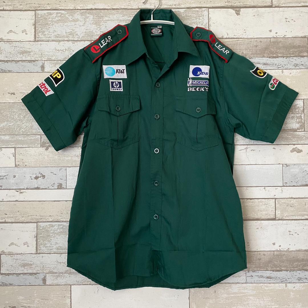 ◆超レア 超美品 F1 JAGUAR ジャガー ピットシャツ ピットクルーシャツ