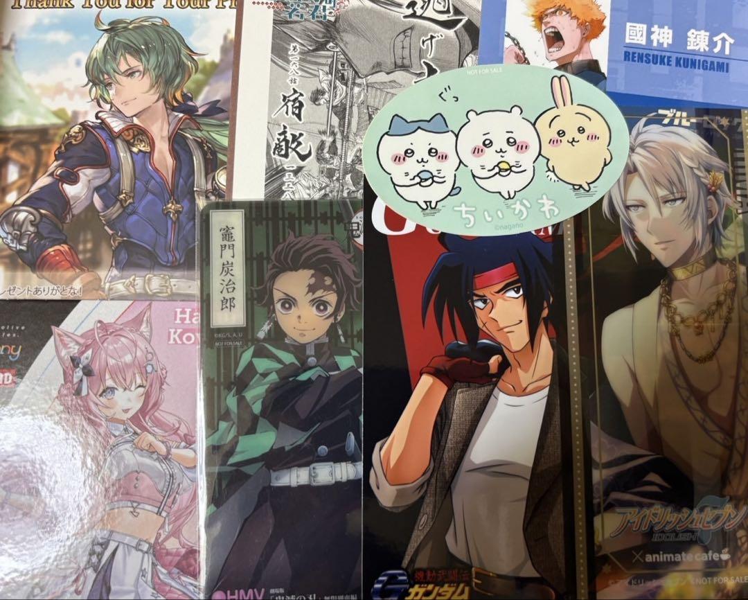 アニメグッズ キャラクターグッズ まとめ売り 大量 紙類 ①