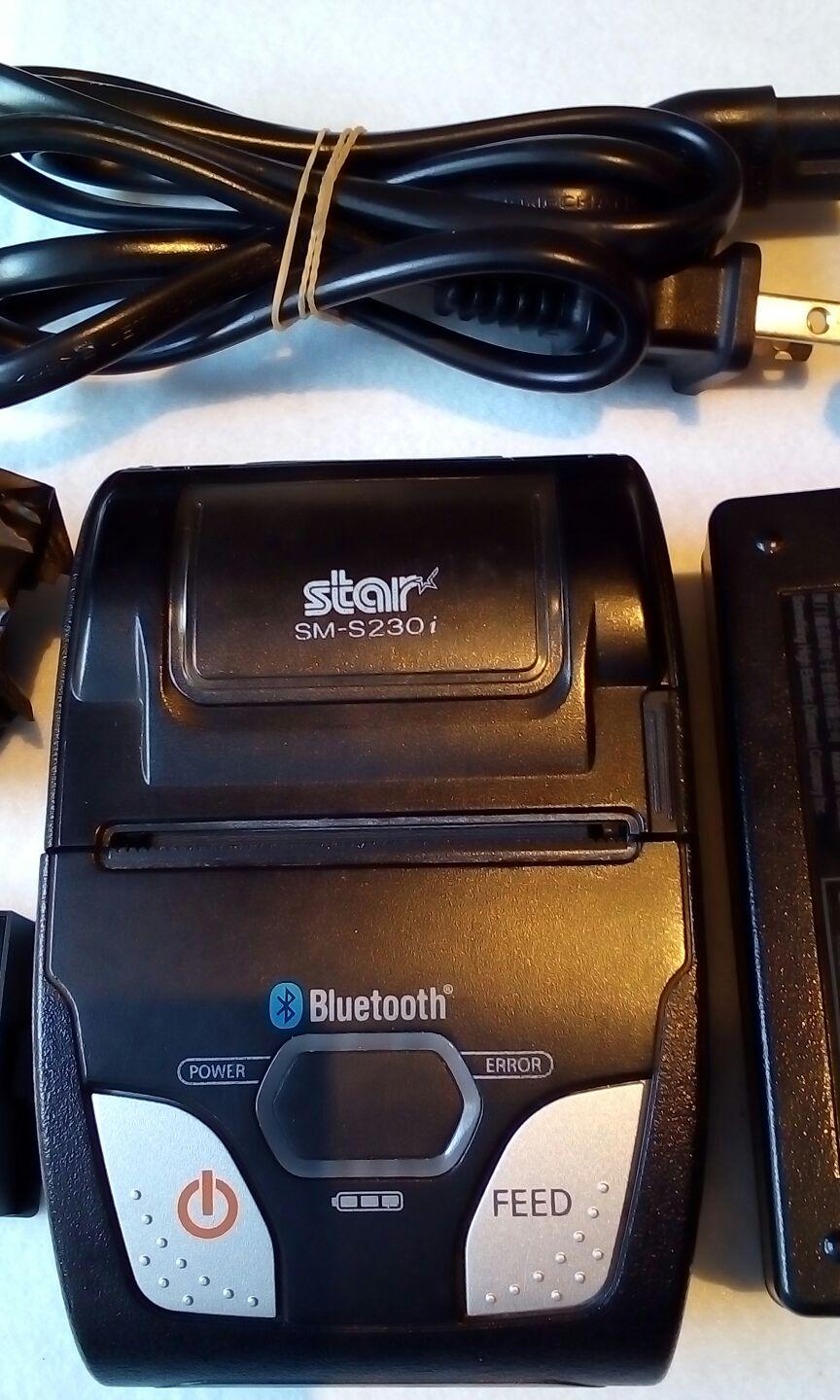 スター精密 SM-S230i ポータブル Bluetooth レシートプリンター