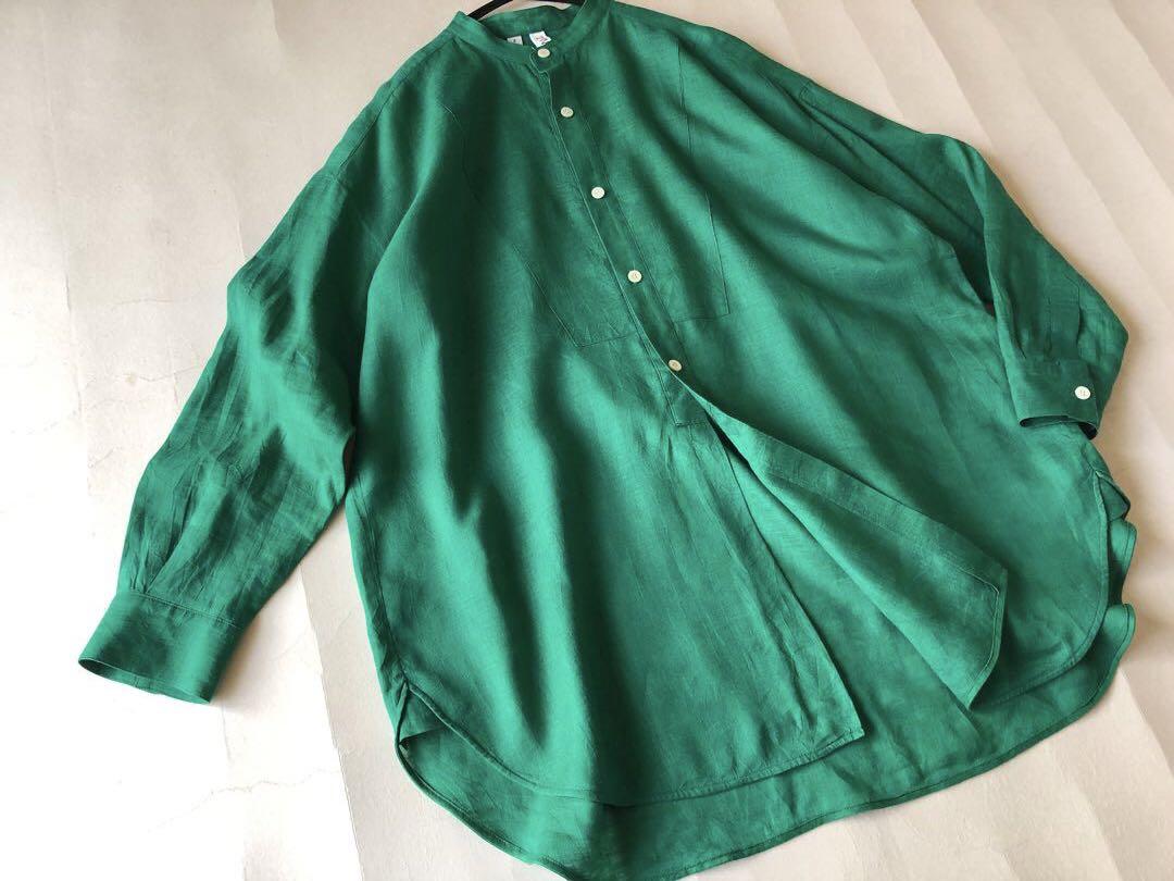 Traditional Weatherwearリネン100%ゆったりシャツ