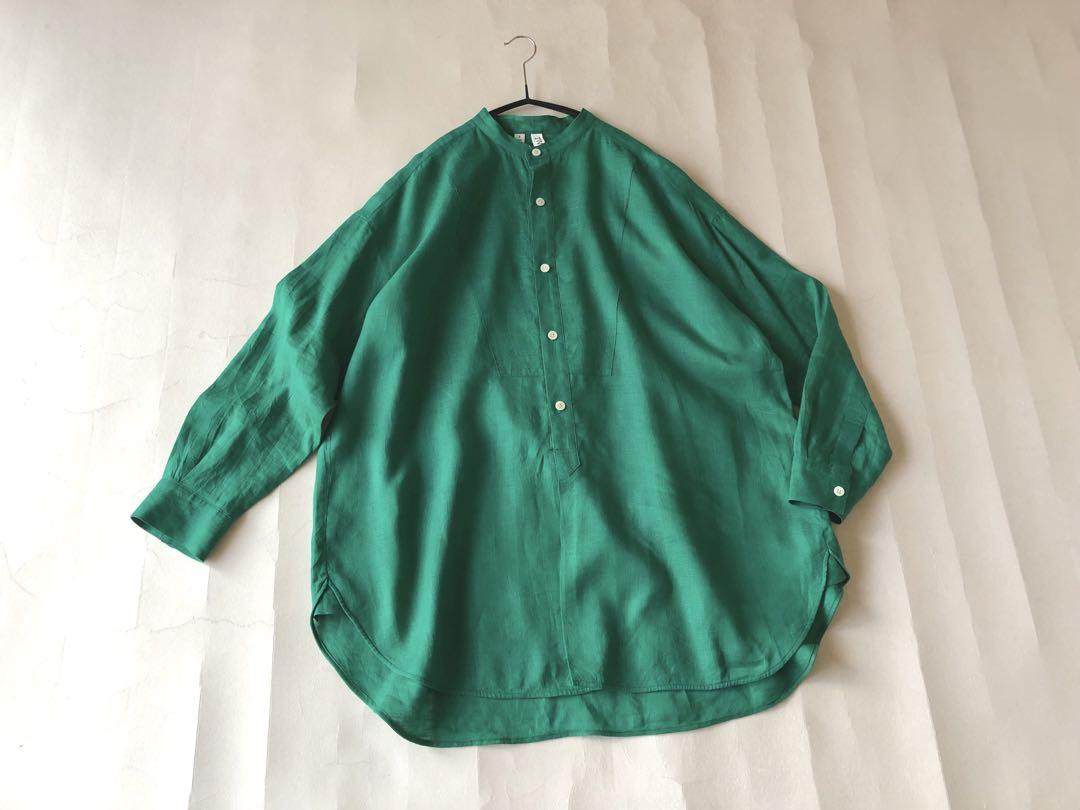 Traditional Weatherwearリネン100%ゆったりシャツ