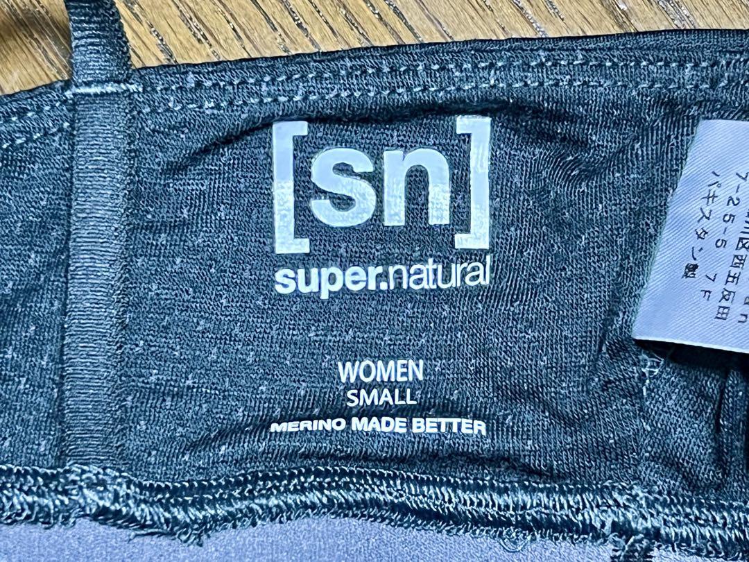 super.natural Wスーパートップ ヨガウェア メリノウール 吸汗
