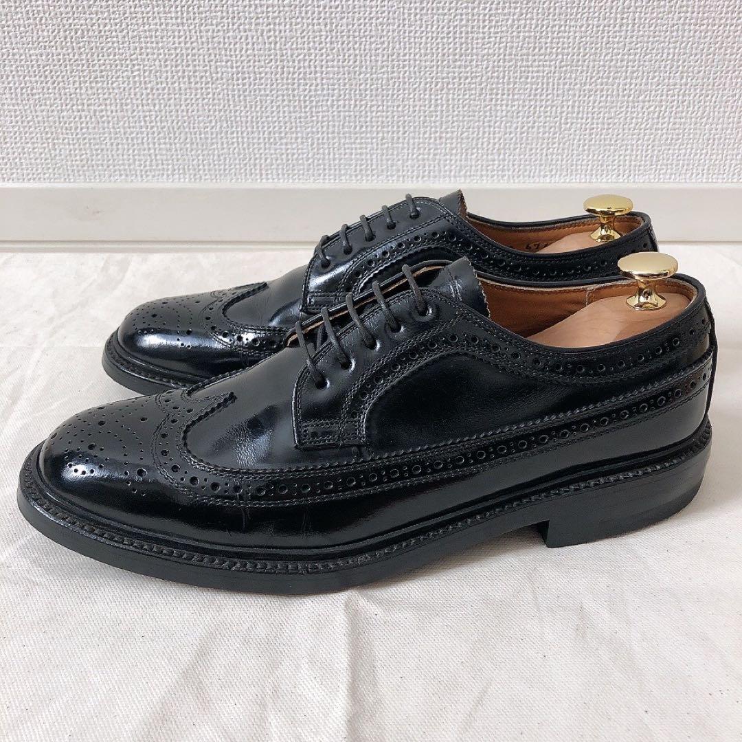 【美品】リーガル　ドレスシューズ　ウィングチップ メダリオン　フルブローグ
