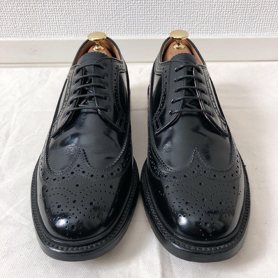 【美品】リーガル　ドレスシューズ　ウィングチップ メダリオン　フルブローグ