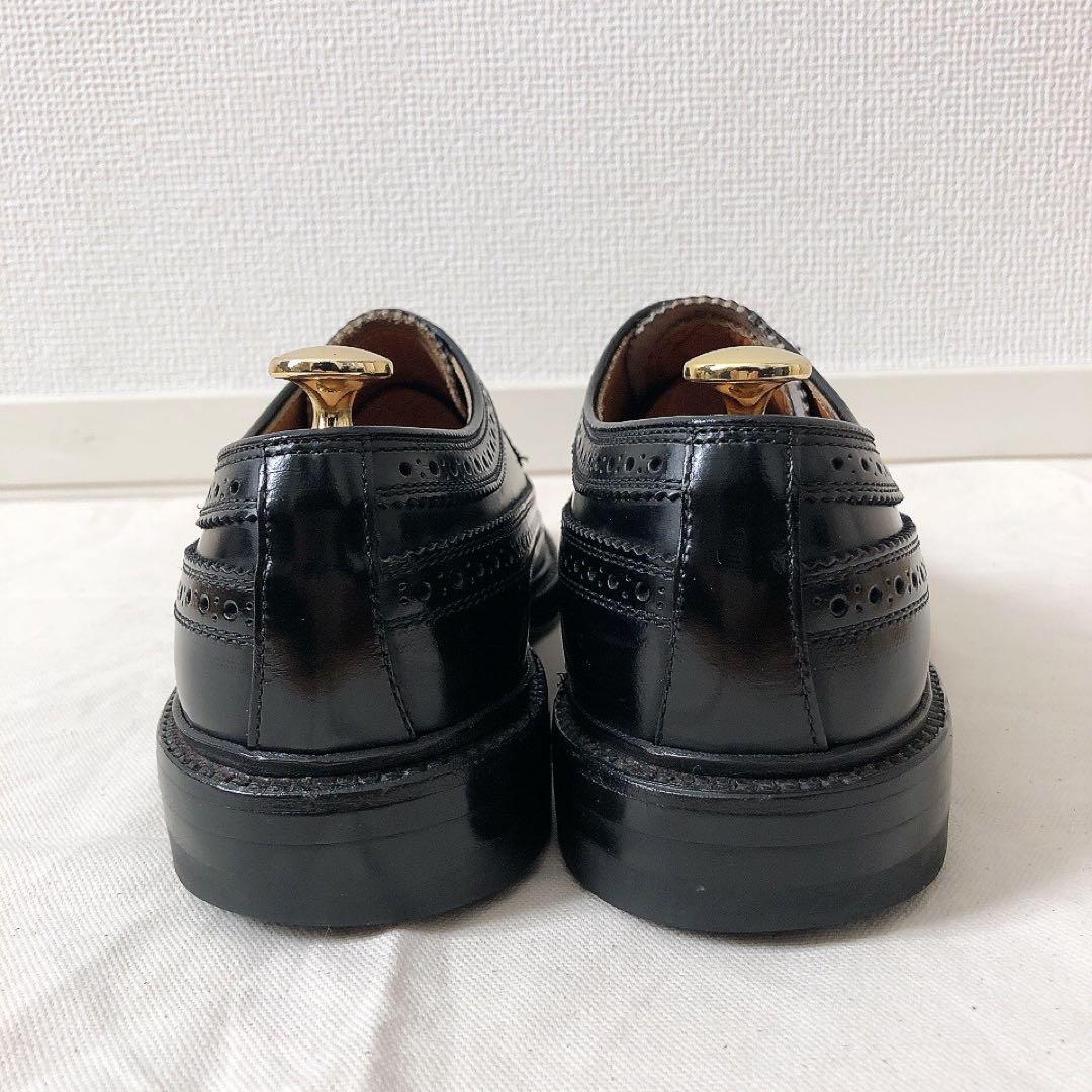 【美品】リーガル　ドレスシューズ　ウィングチップ メダリオン　フルブローグ