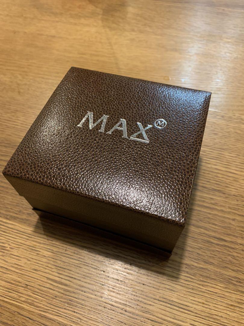 MAX クロノグラフ 腕時計 ブラック