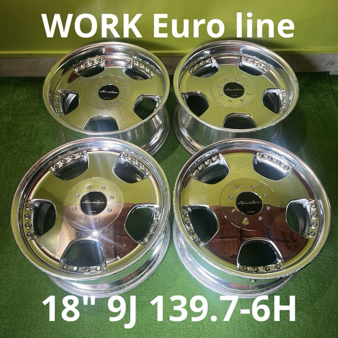 WORK Euro line 18インチ 9J PCD 139.7-6H