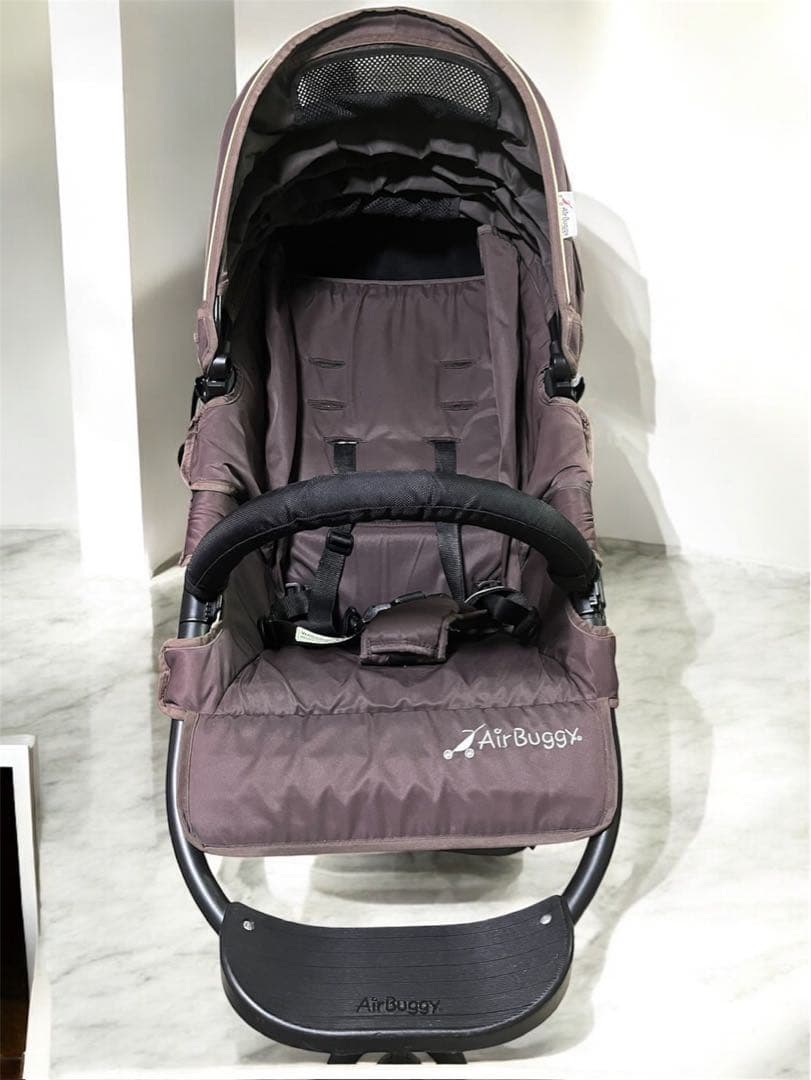 AIRBUGGY エアバギー ブレーキEX ベビーカー レイン、防寒カバー付