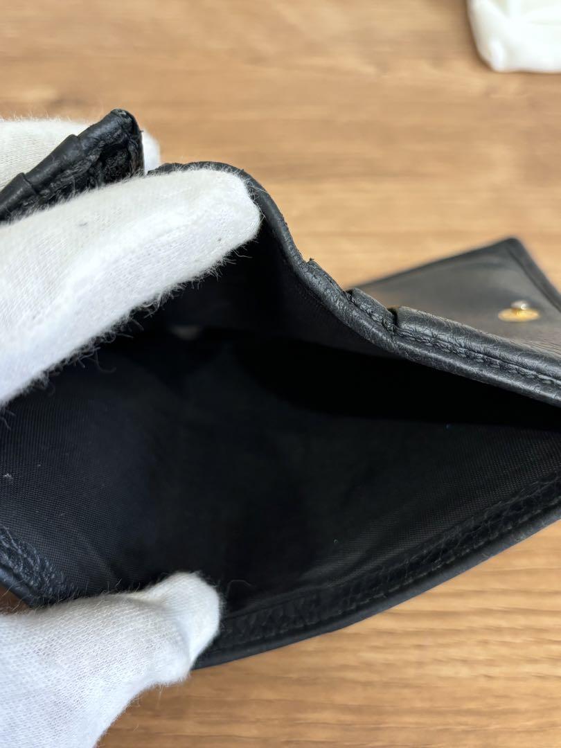 美品✨ GUCCI グッチ 二つ折り財布 GG ブラック 黒 マーモント レザー GUCCI グッチ 二つ折り財布 マーモント GG レザー ブラック