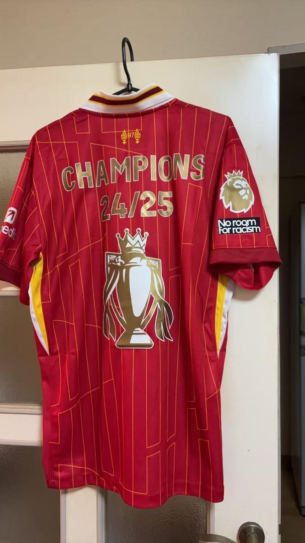 新品 24-25 リバプール チャンピオンズ エディション 半袖ユニフォーム