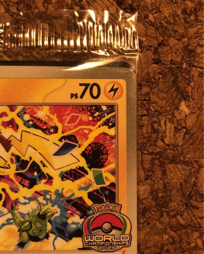 未開封 ピカチュウ WCS プロモ 2025 ポケモンカード 中国版】ピカチュウ WCS 2025年版 プロモ - 002/SV-P – GRIMSHOP