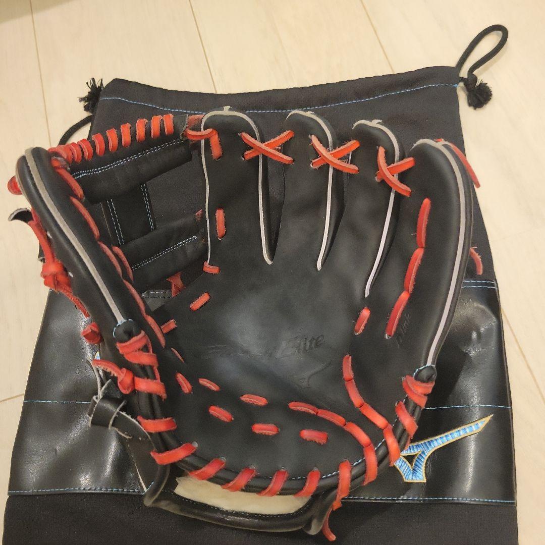 グローバルエリート　軟式　内野手　菊池モデル　ダイバーシティブルー　２点セット