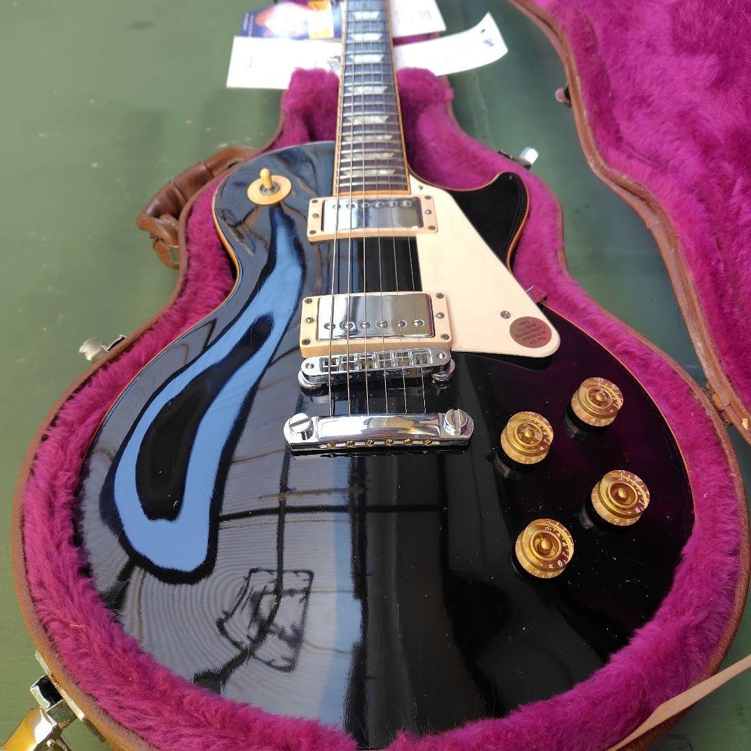 ビンテージGibson Les Paul ブラック ハードケース付き - メルカリ