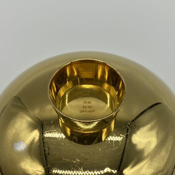 純銀杯 134g 24K GP
