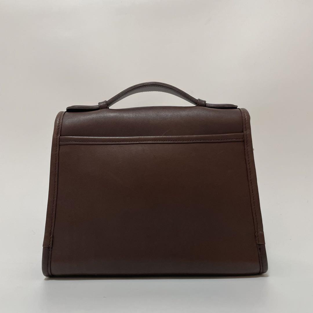 美品✨オールドコーチ ショルダーバッグ ターンロック 2way USA レザー