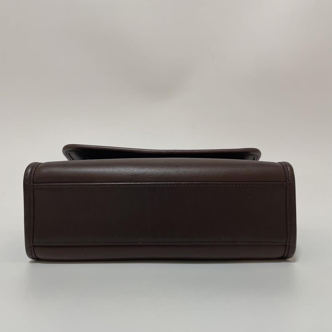 美品✨オールドコーチ ショルダーバッグ ターンロック 2way USA レザー