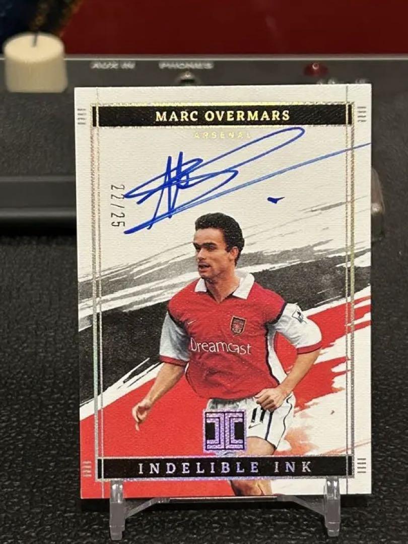 21-22 PANINI impeccable Overmars 直筆サイン
