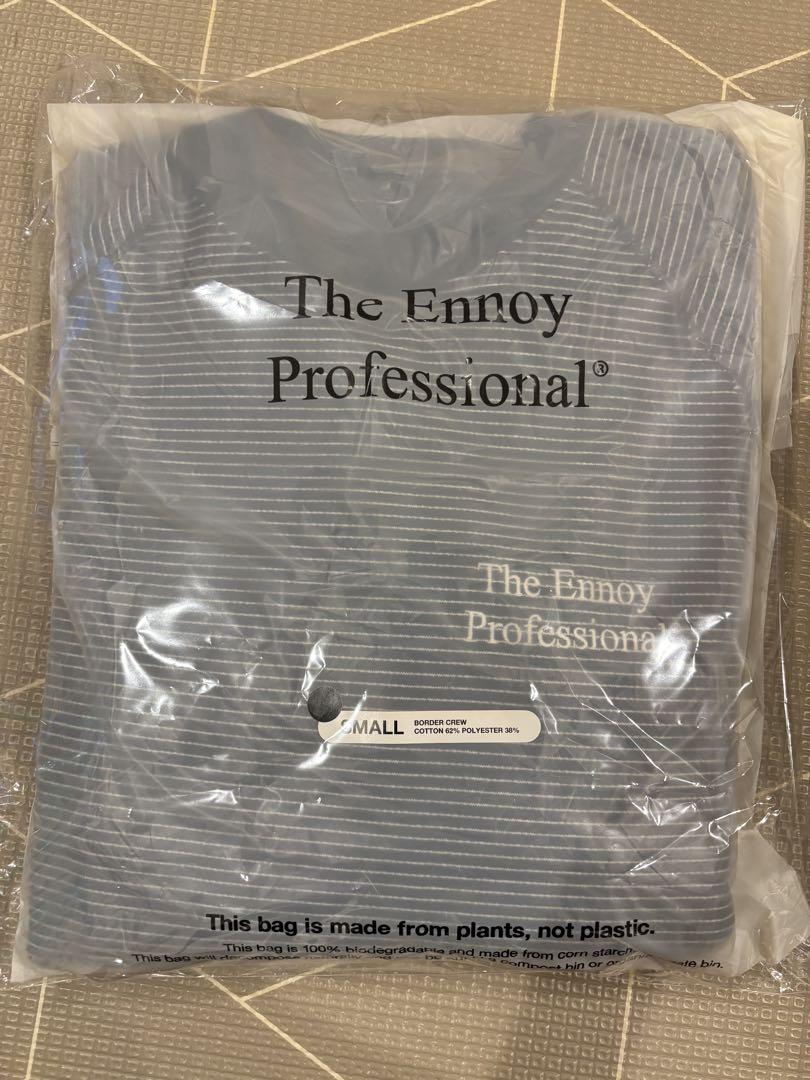 【新品Sサイズ】ENNOY Border Crew Neck Sweat