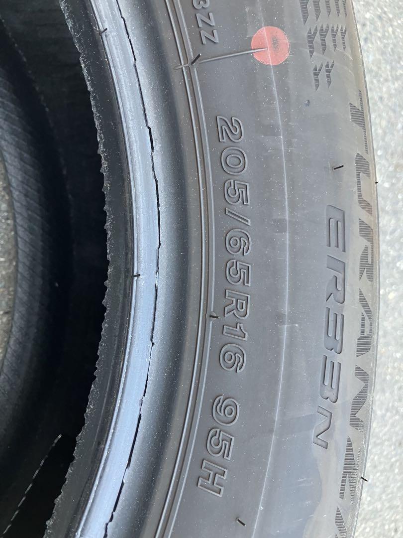 【ほぼ新品/中古夏タイヤ】205/65R16 ホイールなし 2本セット①