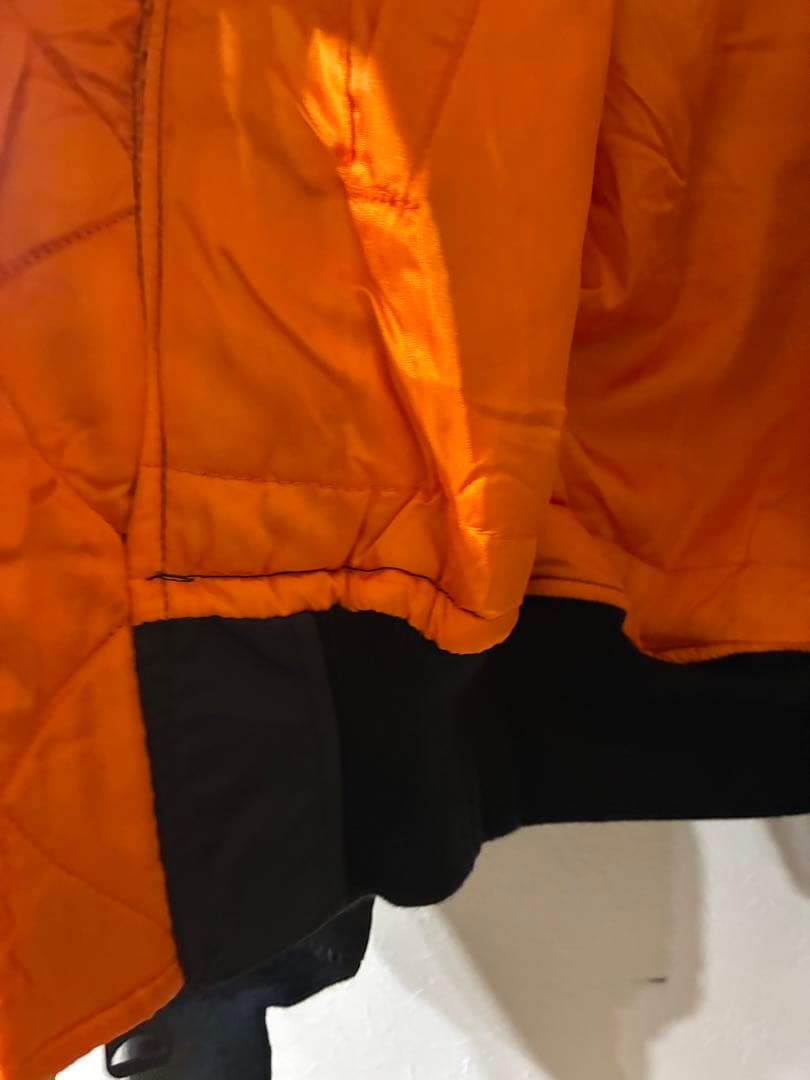 HOPE MFG INC新品ブラック オレンジリバーシブルボンバージャケット