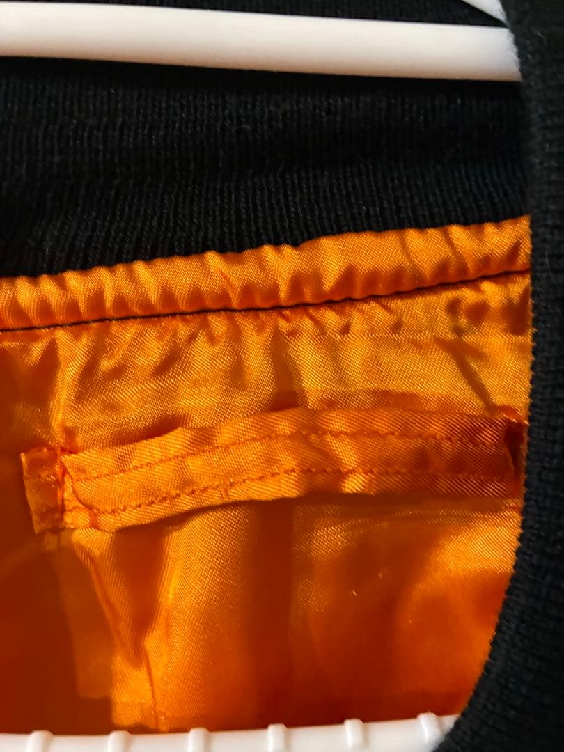 HOPE MFG INC新品ブラック オレンジリバーシブルボンバージャケット