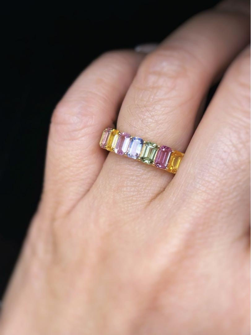 ✨✨新品 マルチカラーサファイア リング