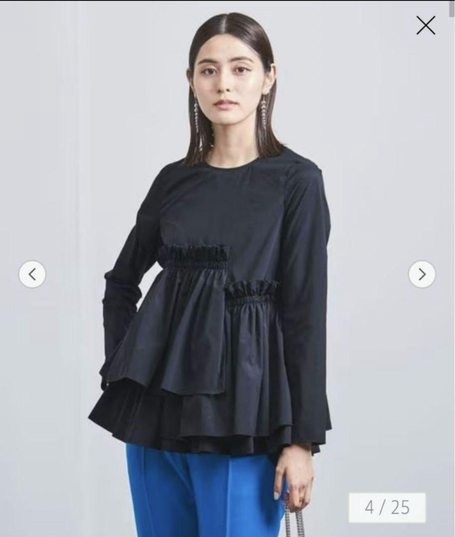 ユナイテッドアローズ　ティアード　ギャザーロングスリーブ　ブラウス UNITED ARROWS（ユナイテッドアローズ）の「ティアード ギャザー