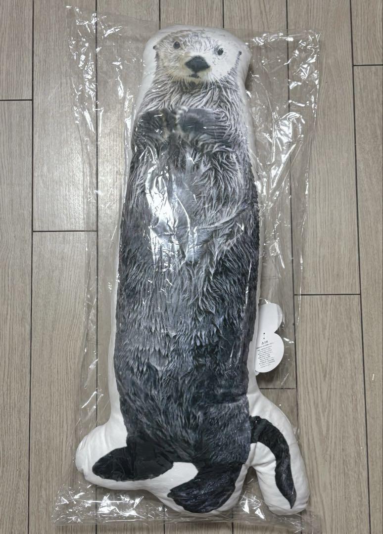 当店の記念日 新品]完売品 鳥羽水族館 メイ キラ 全身 実写 クッション 抱き枕 クッション・抱きまくら・ブランケット