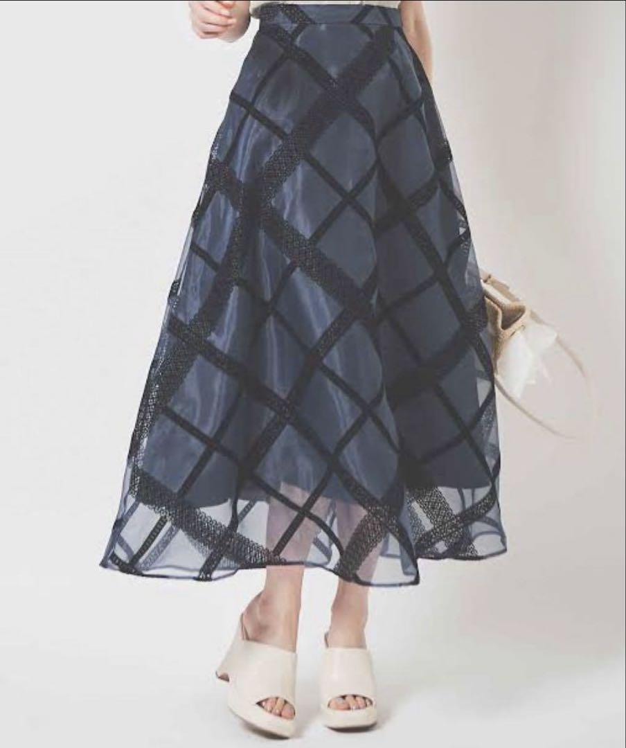 31 Sons de mode フロッキーレーススカート　38 美品　匿名配送