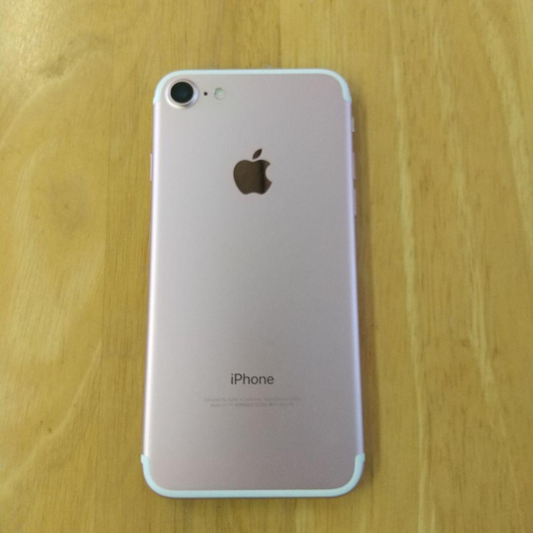 在庫処分セール テ Apple メルカリ - 美品 本体 ローズゴールド 7 iPhone スマートフォン本体